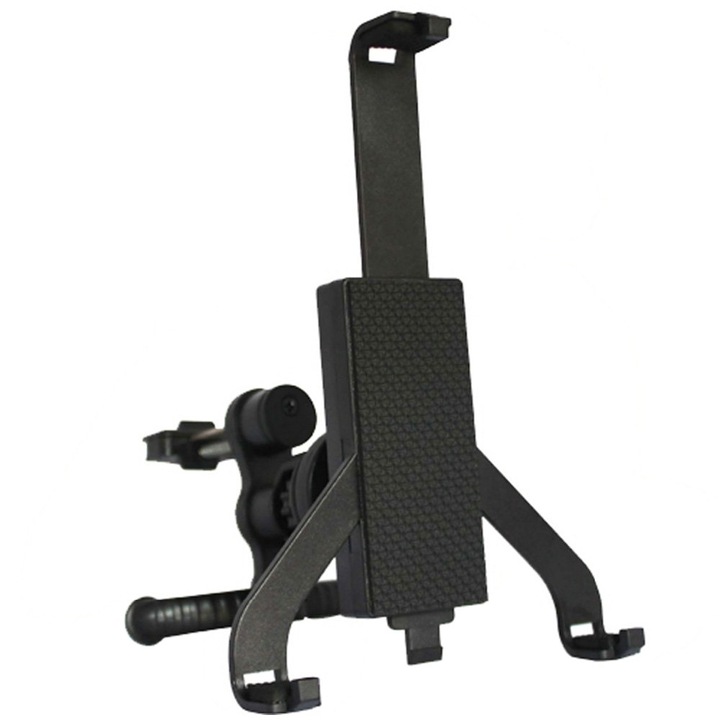 Suport auto universal pentru tableta cu prindere pe grila de aerisire, Negru