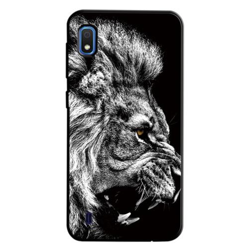 Carcasa Husa Samsung Galaxy A10 model Lion roar, Antisoc + Folie sticla securizata Samsung Galaxy A10 Tempered Glass Viceversa