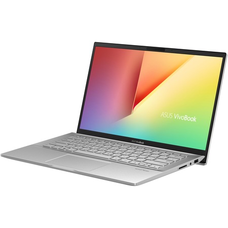 Laptop ultraportabil ASUS VivoBook S14 S431FL cu procesor Intel® Core™ i5-8265U pana la 3.90 GHz Whiskey Lake, 14", Full HD, 8GB, 256GB SSD, NVIDIA GeForce MX250 2GB, Free DOS, Silver
