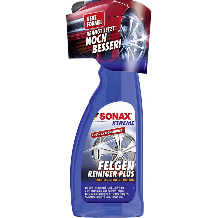 Sonax Xtreme curățitor de jante cu pulverizator, 500ml