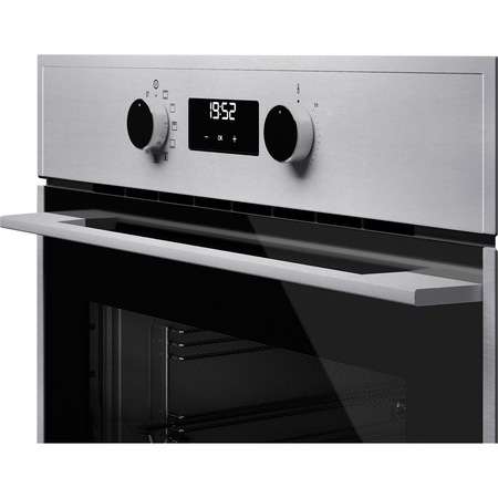 Cuptor incorporabil Teka HSB 635 P,Electric, Autocuratare pirolitica, 70 l, Touch Control cu display LED, Clasa A+, Inox/Negru