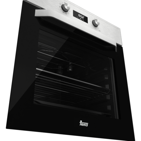 Cuptor incorporabil Teka HCB 6435, Electric, Sistem curatare HydroClean PRO, 65 l, Clasa A, Touch Control, Inox/Negru