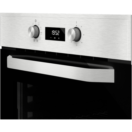 Cuptor incorporabil Teka HCB 6435, Electric, Sistem curatare HydroClean PRO, 65 l, Clasa A, Touch Control, Inox/Negru