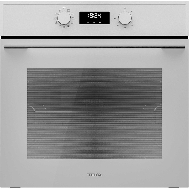 Cuptor incorporabil Teka HSB 630 WHITE, Electric,Sistem de curatare HydroClean PRO, 70 l, Clasa A+,Touch Control cu display LED, Alb