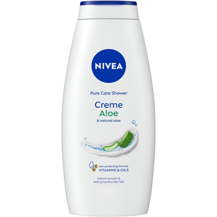 Душ гел Nivea Creme Aloe, 750 мл