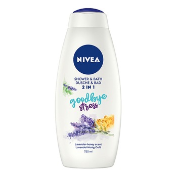 Spuma de baie Nivea Goodbye Stress, 750 ml Spuma de baie Nivea Goodbye Stress, 750 ml