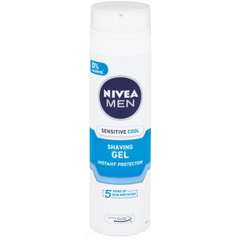 Gel pentru ras Nivea Sensitive Cooling, 200 ml Gel pentru ras Nivea Sensitive Cooling, 200 ml