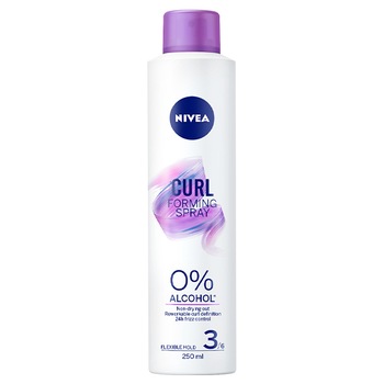 Fixativ Nivea Curl pentru par ondulat, 250 ml Fixativ Nivea Curl pentru par ondulat, 250 ml