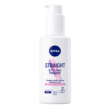 Emulsie baza de coafare Nivea Straight pentru par drept, 150 ml Emulsie baza de coafare Nivea Straight pentru par drept, 150 ml