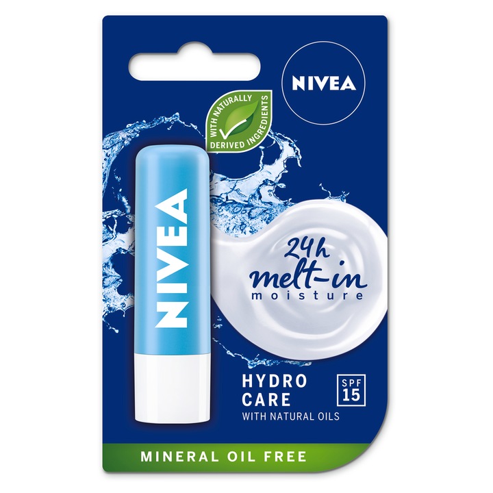 Nivea Lip Care Hydro Care ajakápoló, 4,8 g