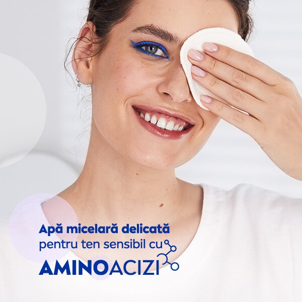 Apa micelara Nivea Sensitive 3 in 1 pentru ten sensibil, 400 ml eMAG.ro
