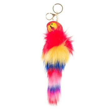Breloc pentru chei, Zola, papagal, multicolor, 23cm Breloc pentru chei, Zola, papagal, multicolor, 23cm