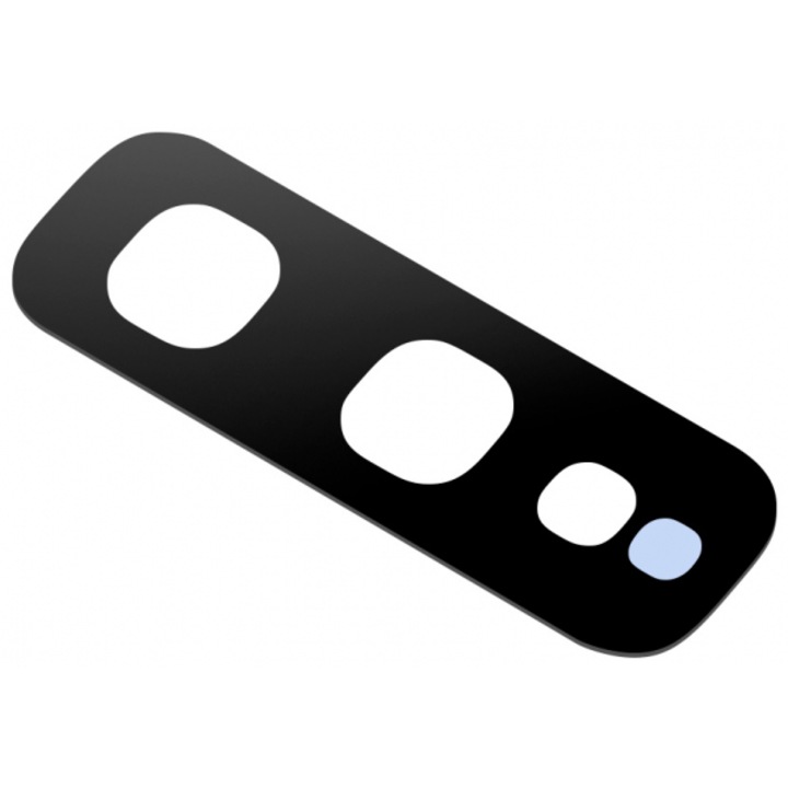Geam camera compatibil Samsung Galaxy S10e (G970), SmartGSM ®, Negru/Black