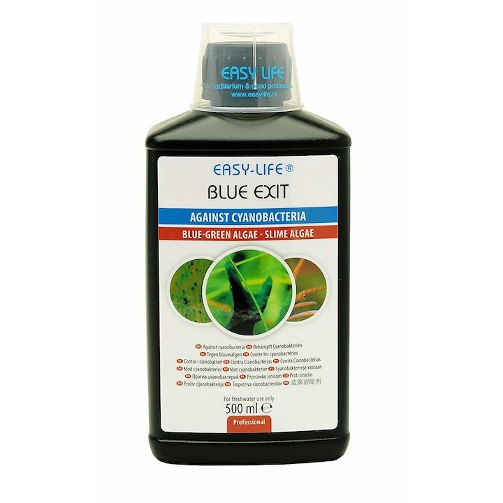 Solutie pentru indepartarea algelor Blue-Exit, EasyLife, 500 ml