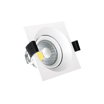 Spot LED Cob, Optonica, 8W, 100x100x70 mm, Lumina Rece, Patrat Spot LED Cob, Optonica, 8W, 100x100x70 mm, Lumina Rece, Patrat