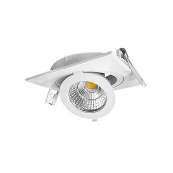 Spot LED Cob, Optonica, 115x115x42 mm, Lumina Calda, Ajustabil, Patrat Spot LED Cob, Optonica, 115x115x42 mm, Lumina Calda, Ajustabil, Patrat
