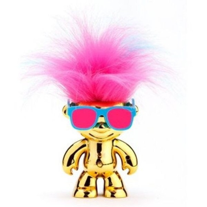 Танцуващ детски робот WowWee Elektrokidz златист, включени батерии, танцуваща коса