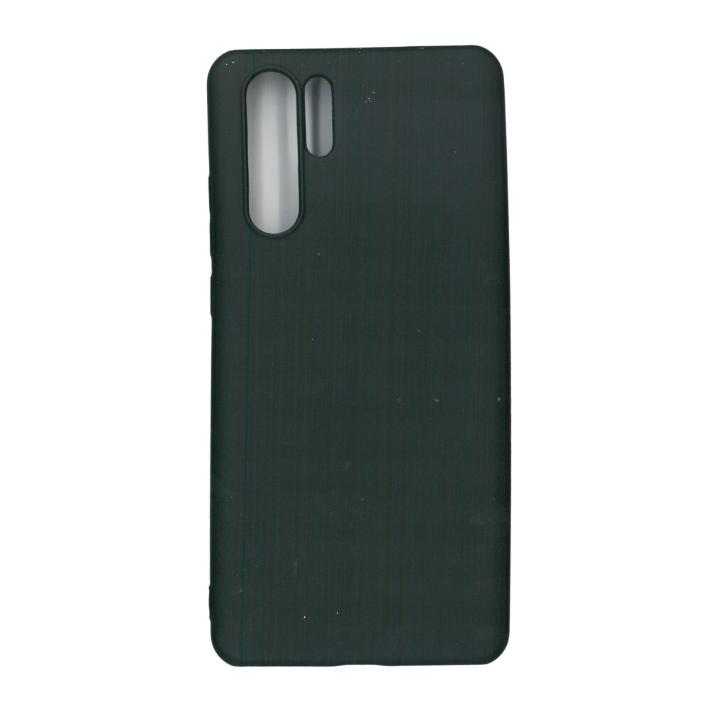 Husa Liquid din silicon mat pentru Huawei P30 Pro, negru