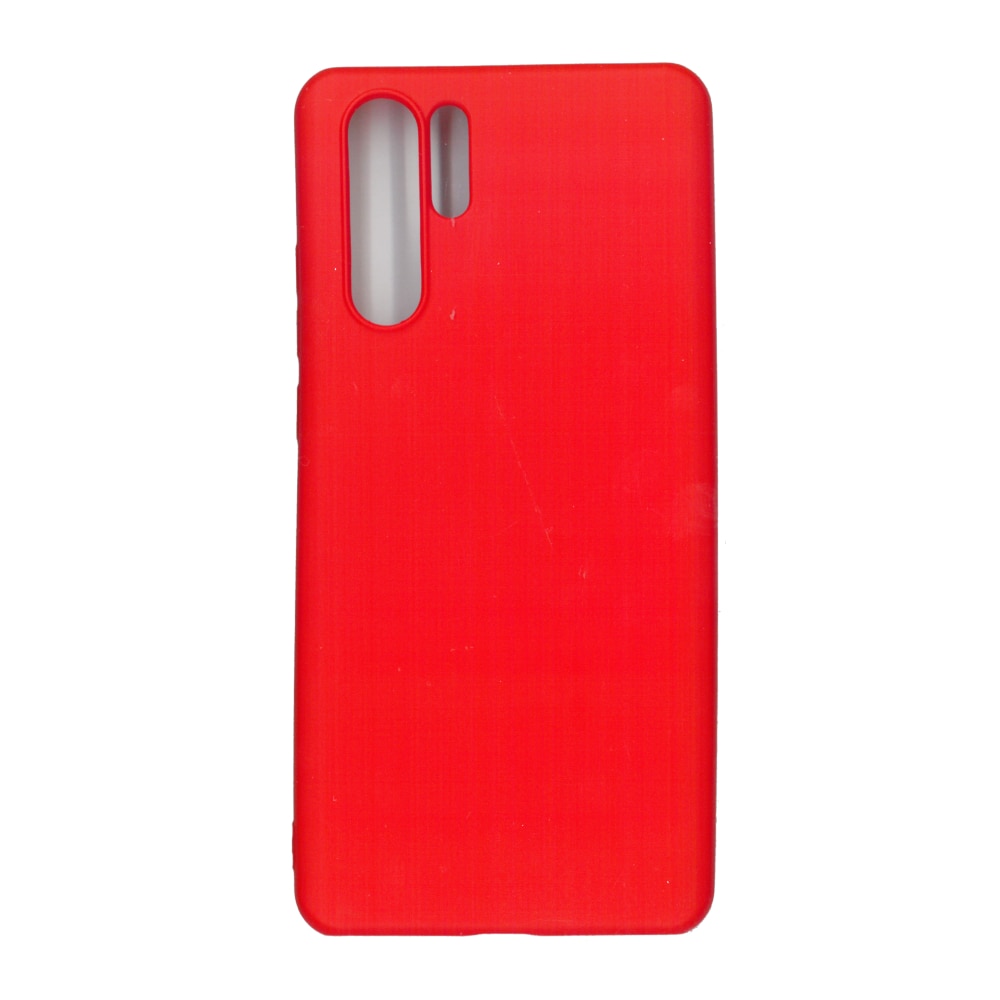 Husa Liquid din silicon mat pentru Huawei P30 Pro, rosu