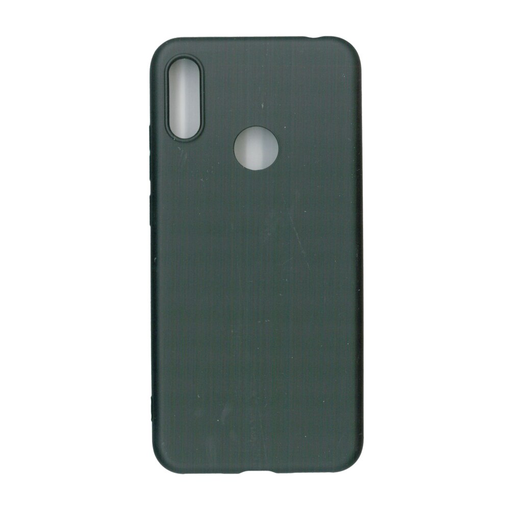 Husa Liquid din silicon mat pentru Huawei Y6 2019, negru