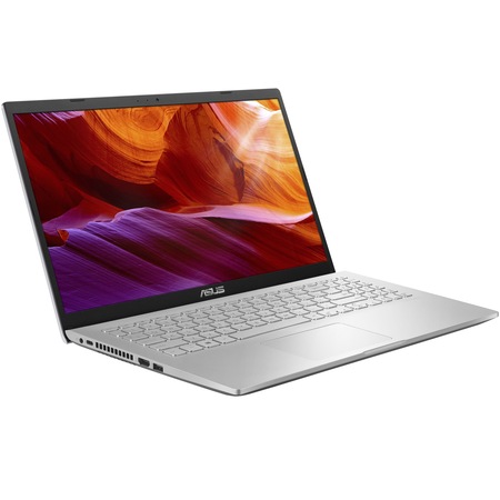 Laptop ASUS X509FA-EJ252 cu procesor Intel Core i3-8145U pana la 3.90 GHz, 15.6", Full HD, 4GB, 256GB SSD, Intel UHD Graphics 620, Endless OS, Transparent Silver