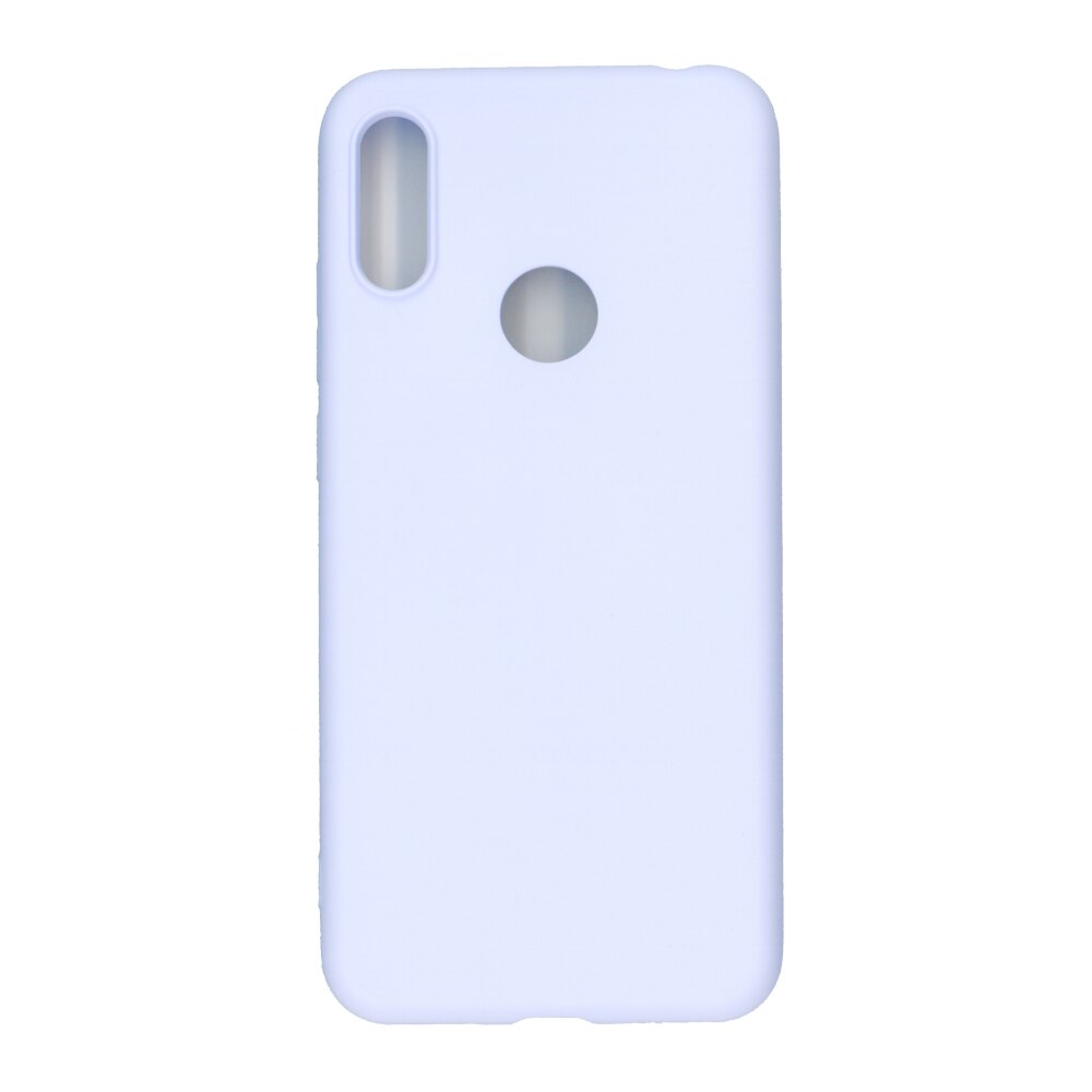 Husa Liquid din silicon mat pentru Huawei Y6 2019, mov