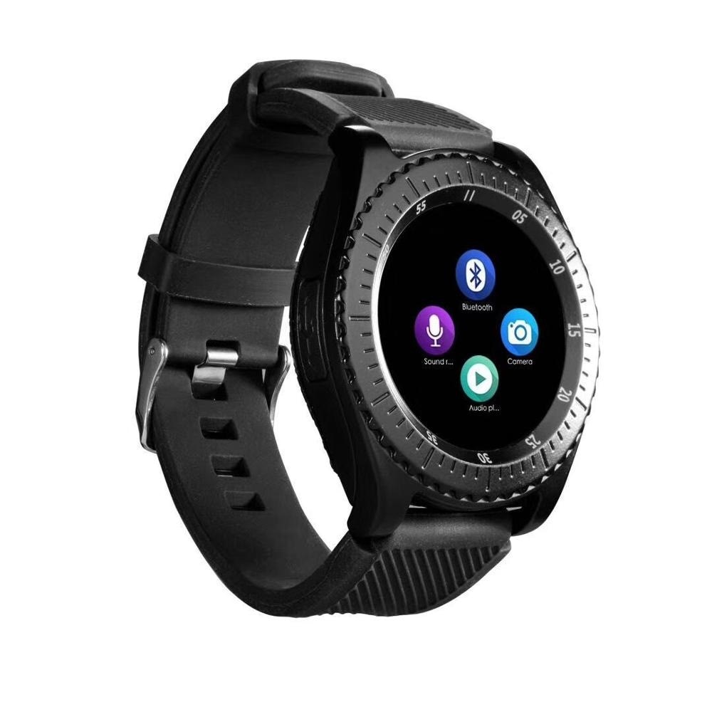 Смарт часовник Smartwatch Z3, Със сим карта и камера, Bluetooth, Черен ...