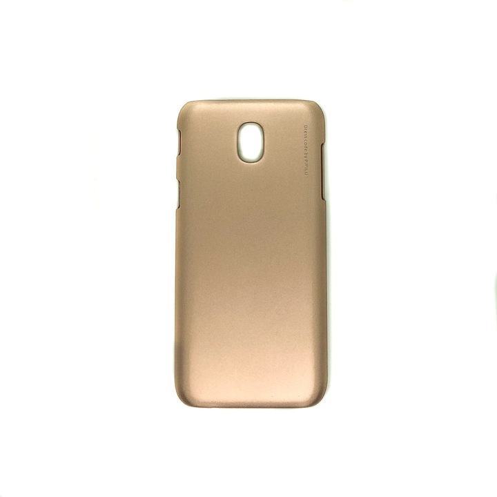 X-level fémes polikarbonát tok Samsung Galaxy J5 2017 telefonhoz - Rose Gold
