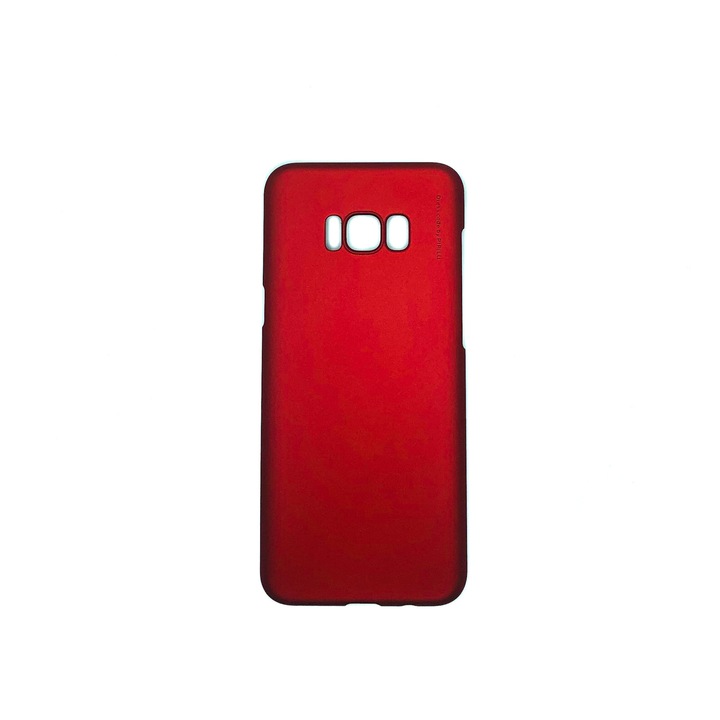 Метален поликарбонатен калъф X-Level за Samsung Galaxy S8 Plus - сапфирено червен