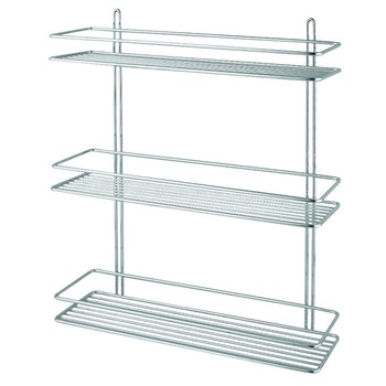 Suport de bucatarie pentru pahare si cani cu 3 etaje, 40.3 x 11.6 x 47 cm, argintiu, ATS Suport de bucatarie pentru pahare si cani cu 3 etaje, 40.3 x 11.6 x 47 cm, argintiu, ATS
