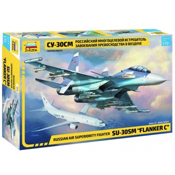 Macheta aeromodele Zvezda Russian Air Superiority Fighter Suhoi SU-30SM  Macheta aeromodele Zvezda Russian Air Superiority Fighter Suhoi SU-30SM