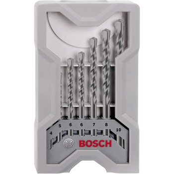 Set 7 Burghie Bosch, diametru 4-10 mm Set 7 Burghie Bosch, diametru 4-10 mm