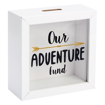 Pusculita Our Adventure Fund, DecorCasa, 15.5 x 6 x 15 x.5 cm Pusculita Our Adventure Fund, DecorCasa, 15.5 x 6 x 15 x.5 cm