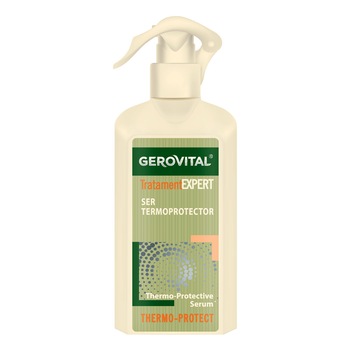Ser Gerovital Tratament Expert termoprotector cu keratina, 150 ml Ser Gerovital Tratament Expert termoprotector cu keratina, 150 ml