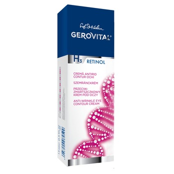 Crema Gerovital H3 Retinol antirid contur ochi, 15 ml Crema Gerovital H3 Retinol antirid contur ochi, 15 ml