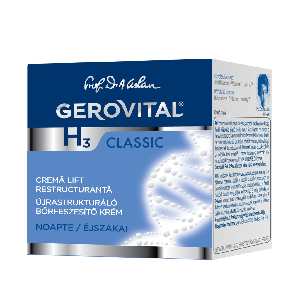 Crema de Fata Gerovital H3 Prof. Dr. Ana Aslan, Gerovital Plant