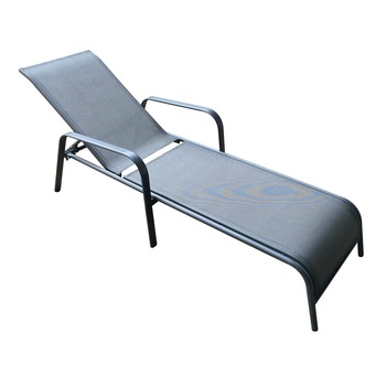 Sezlong reglabil Kring Bruxelles, 193/161x64x48/100 cm, gri Sezlong reglabil Kring Bruxelles, 193/161x64x48/100 cm, gri