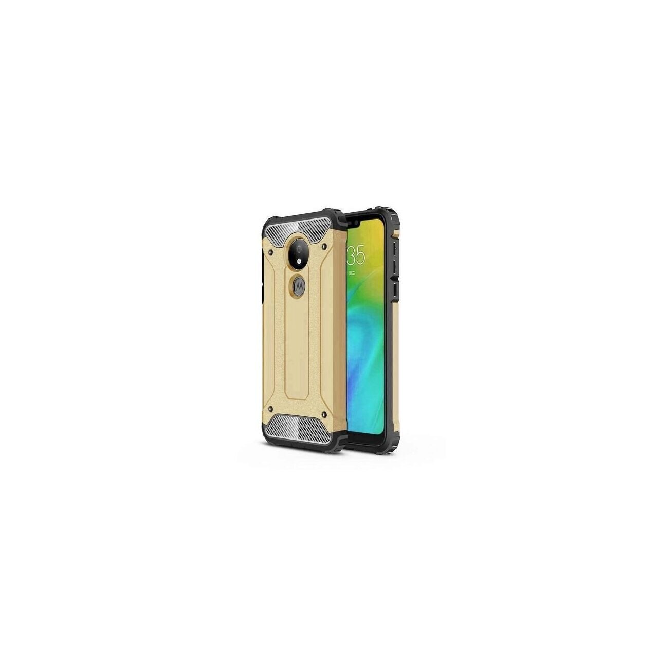 Husa Motorola Moto G7 Power - Iberry Armor Hybrid Auriu