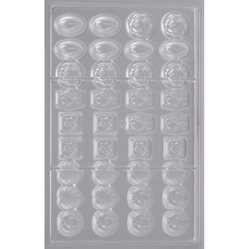 Forma policarbonat, ciocolata Asortate Forma policarbonat, ciocolata Asortate