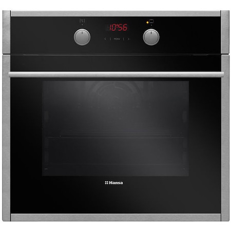 Cuptor incorporabil Hansa BOEI68428, Electric, 65 l, Clasa A, Grill, Inox/Negru