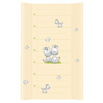 Saltea de infasat cu intaritura Zebra Galben 70x50 cm Saltea de infasat cu intaritura Zebra Galben 70x50 cm