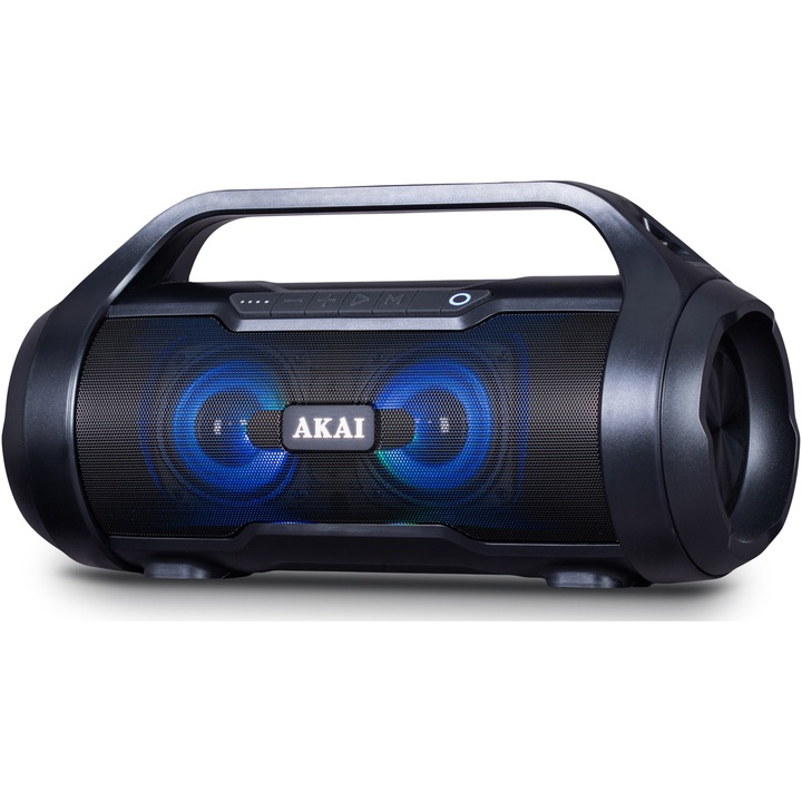 AKAI ABTS-50 Hordozható hangszóró, Bluetooth, vízálló, FM rádió, USB, SD kártya