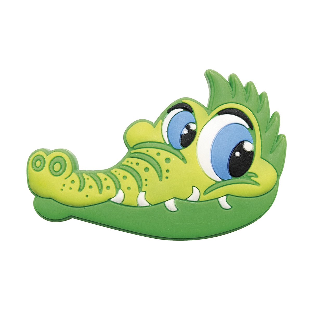 Buton mobilier copii, crocodil, cauciuc, 36x55 mm