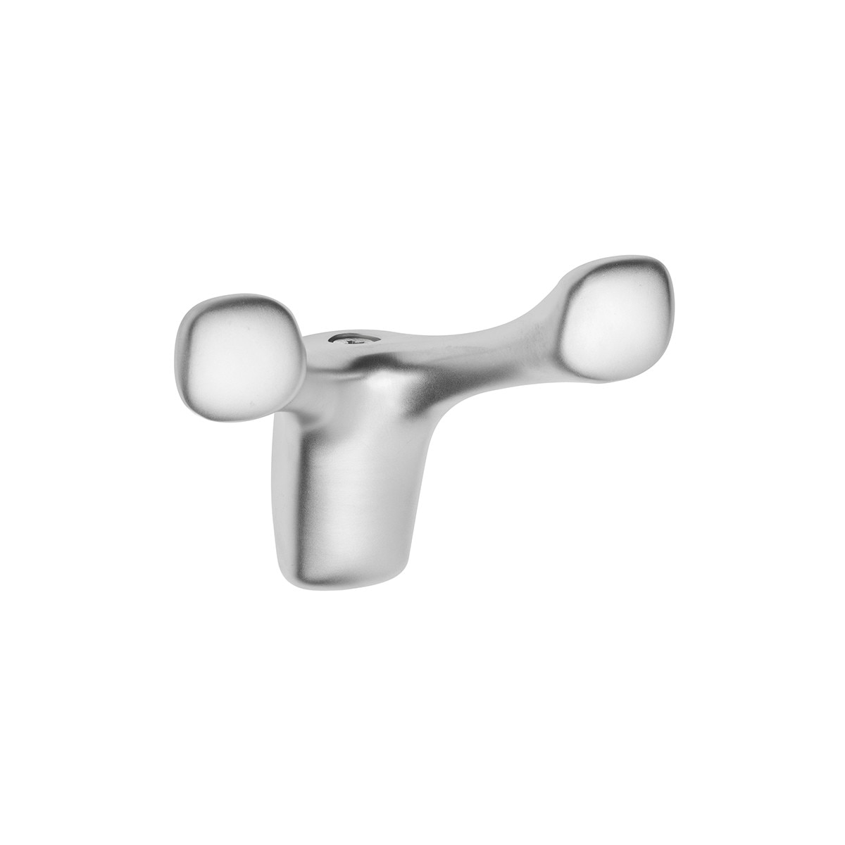 Cuier modern B0, aluminiu, H:58.5 mm, ZnAl