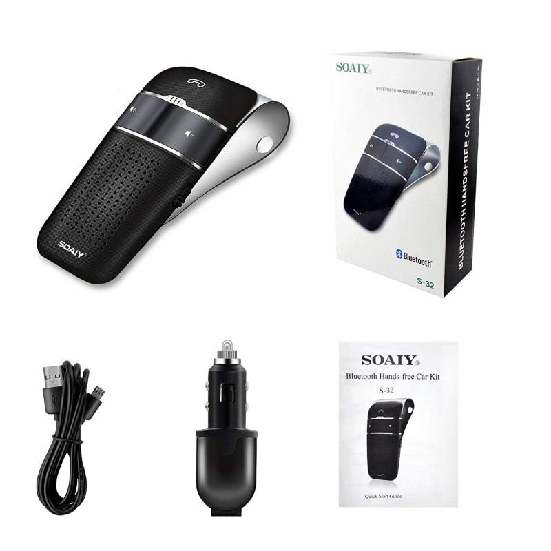 Bluetooth autós hangszóró SOAIY S-32, GPS funkció, hangvezérlés