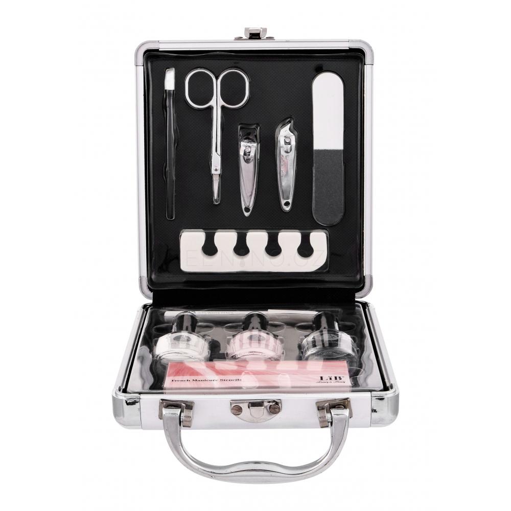 Trusa manichiura 2K Basic Manicure Train Case, 10 buc