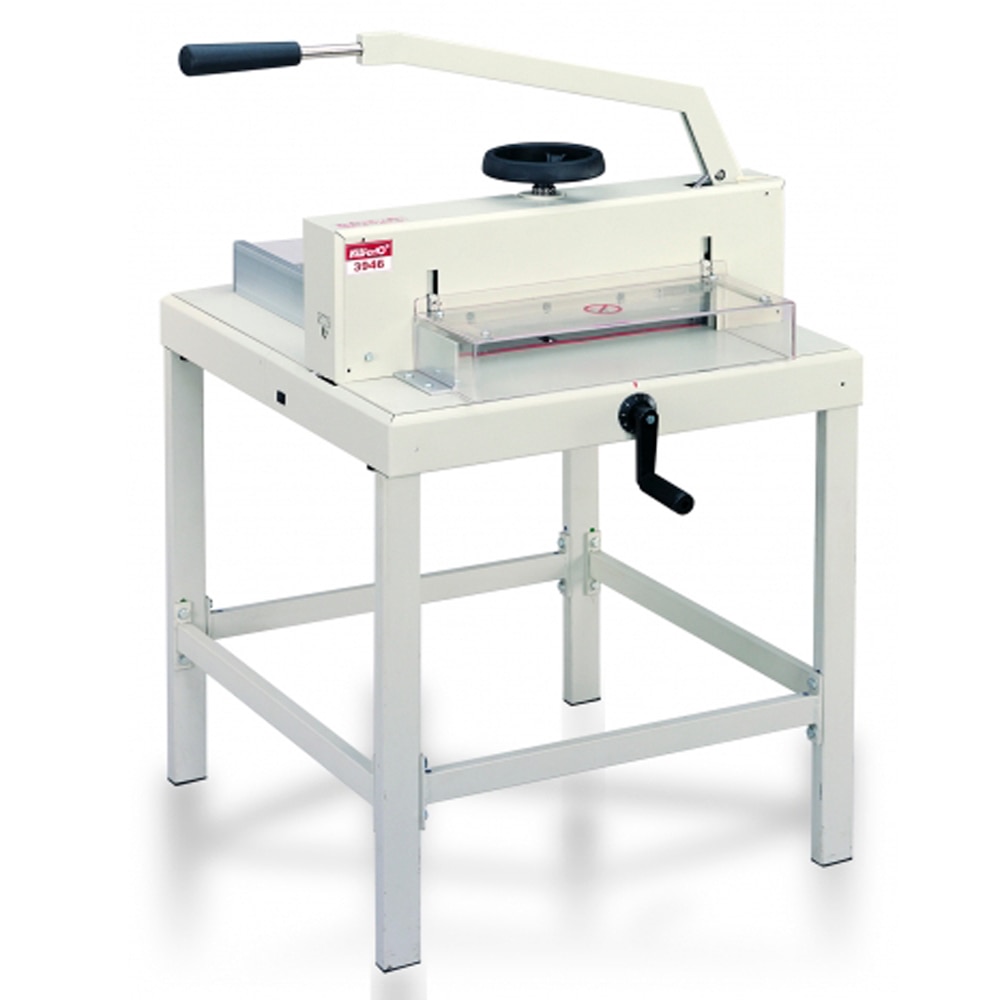 Ghilotina profesionala manuala KW-TRIO 3946 cu stand de lucru inclus