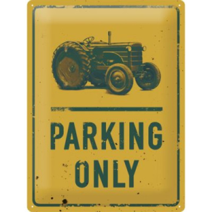 Placa metalica, Nostalgic Art, Multicolor