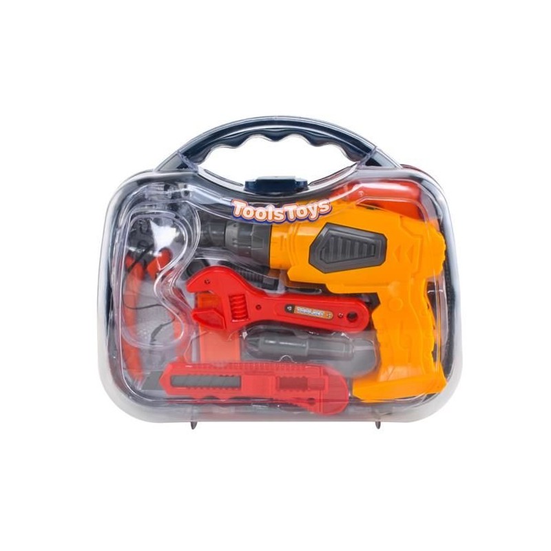 Trusa Cu Unelte De Jucarie Pentru Copii, ToolsToys, 15 Accesorii