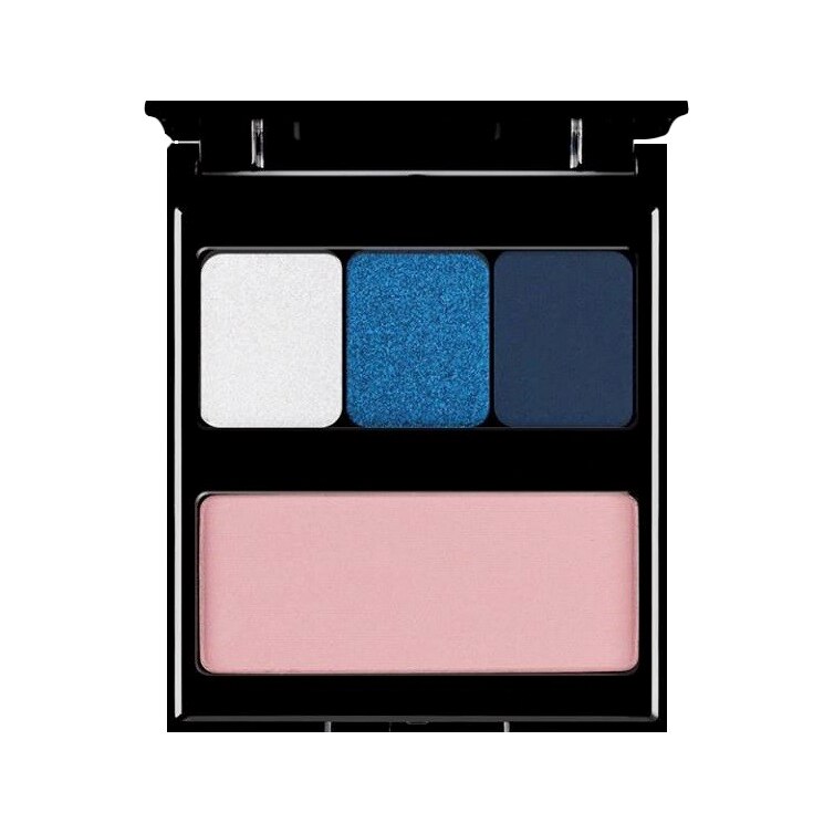 PMS Glamour Blue 3 + 1 Paleta Fard De Pleoape + Blush Pierre Rene